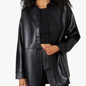 Vegan Leather Shacket